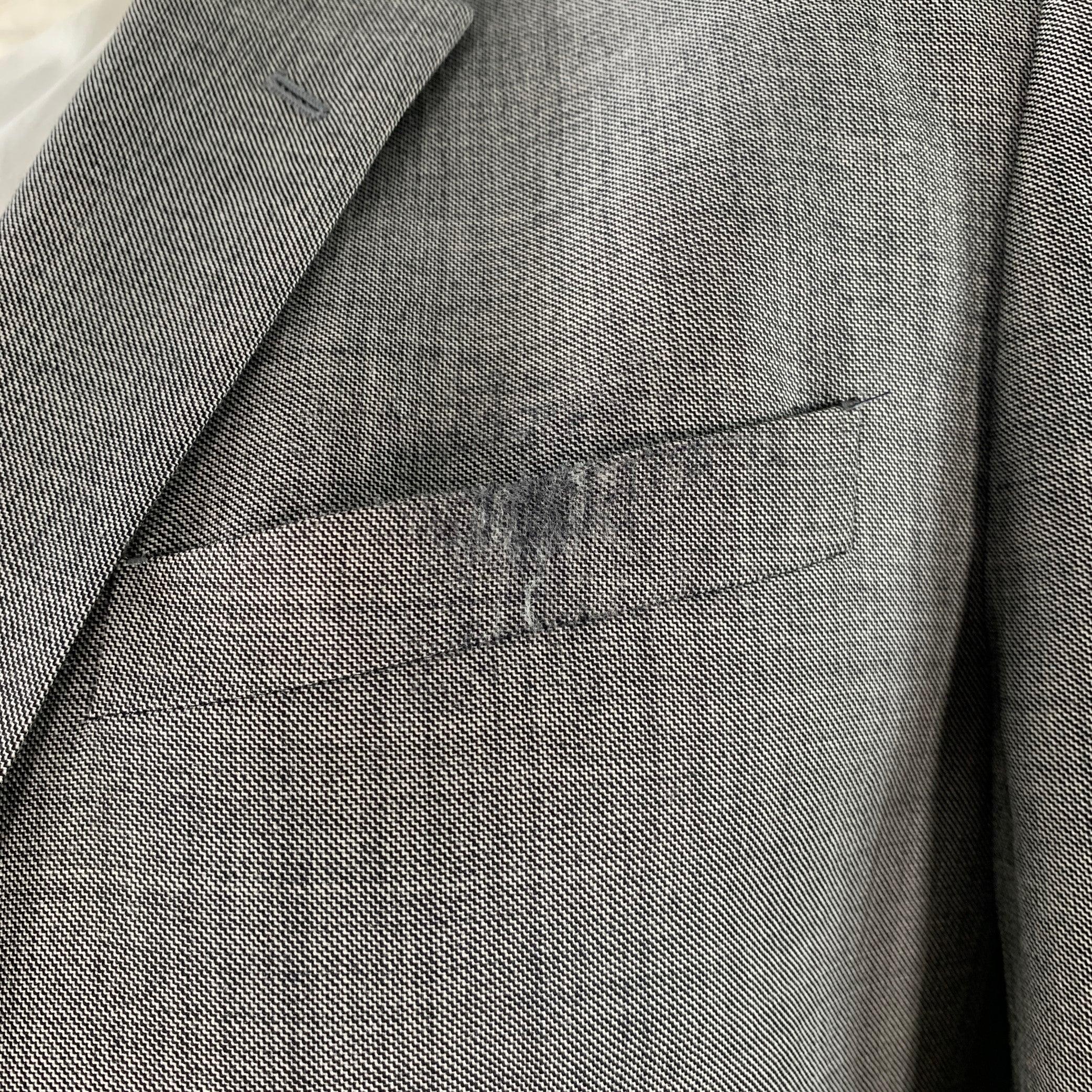 PAUL SMITH Taille 46 The Kensington Regular Grey Wool Slim Fit Notch Lapel Suit (Costume cintré en laine grise à revers échancré) en vente 2
