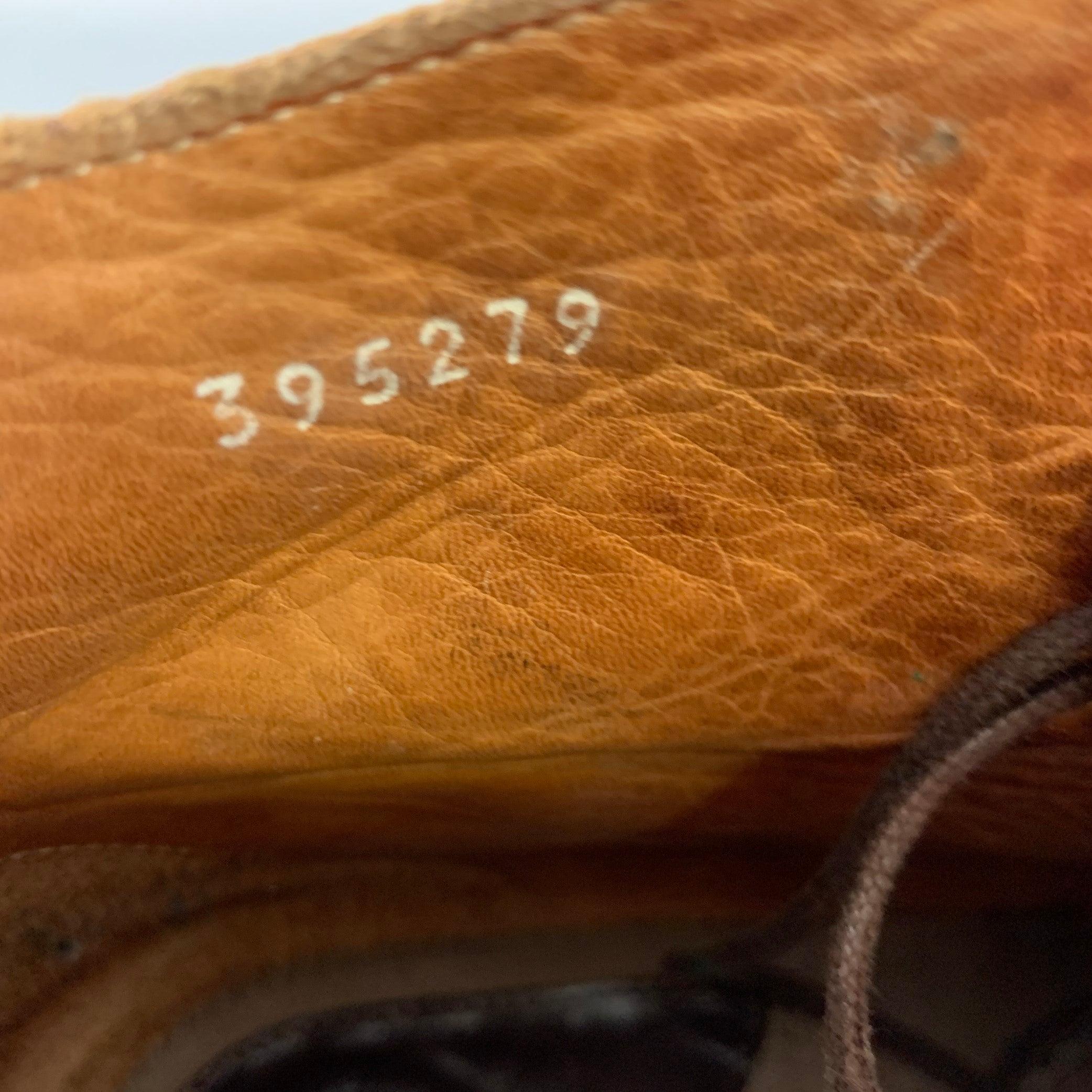 Paul Smith taglia 9 Stivali in pelle marrone anticata con punta allacciata in vendita 3