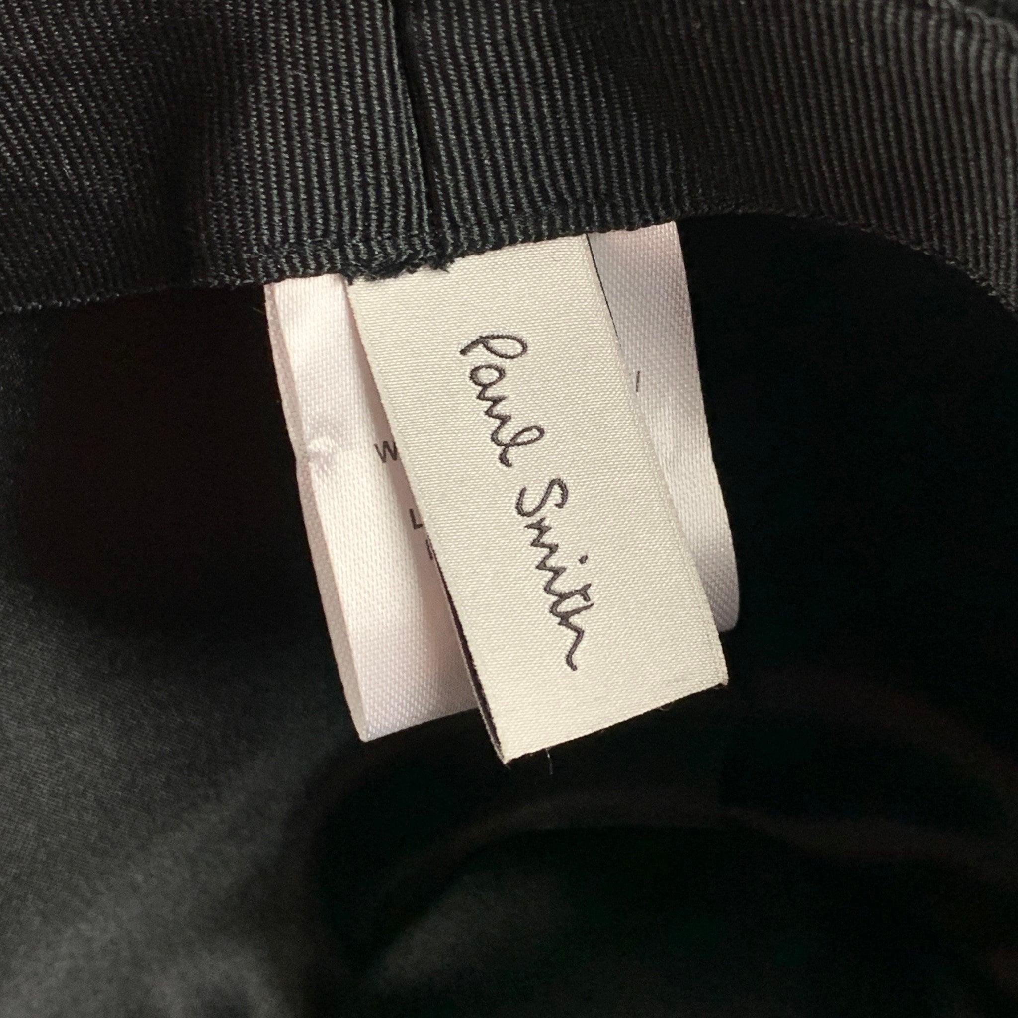 PAUL SMITH Size L Black Wool Hat For Sale 3