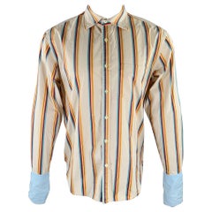 PAUL SMITH Size L Pink Blue & Green Mixed Patterns Cotton Long Sleeve Shirt