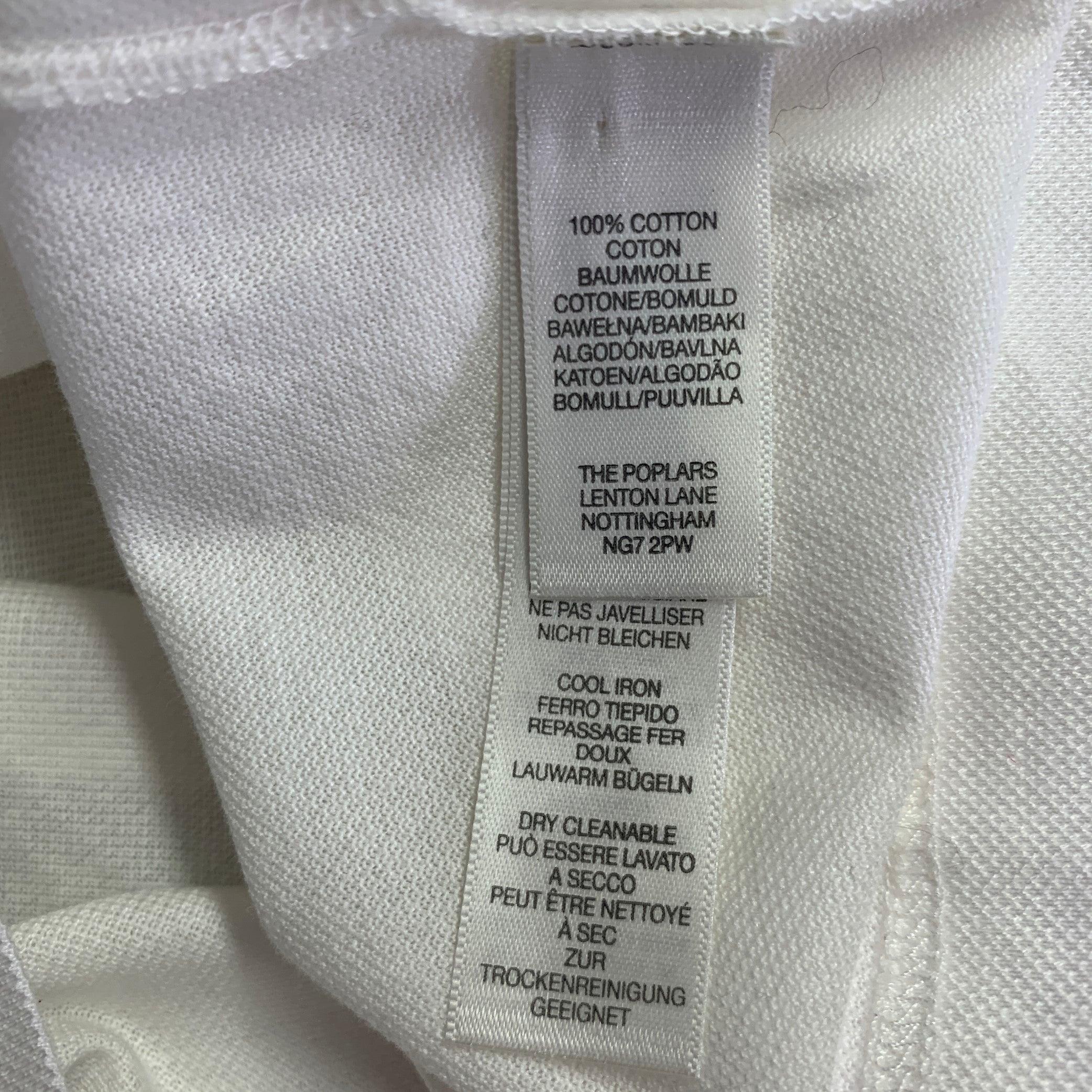 PAUL SMITH Polo blanc multicolore bordé de contrastes en coton Pour hommes en vente