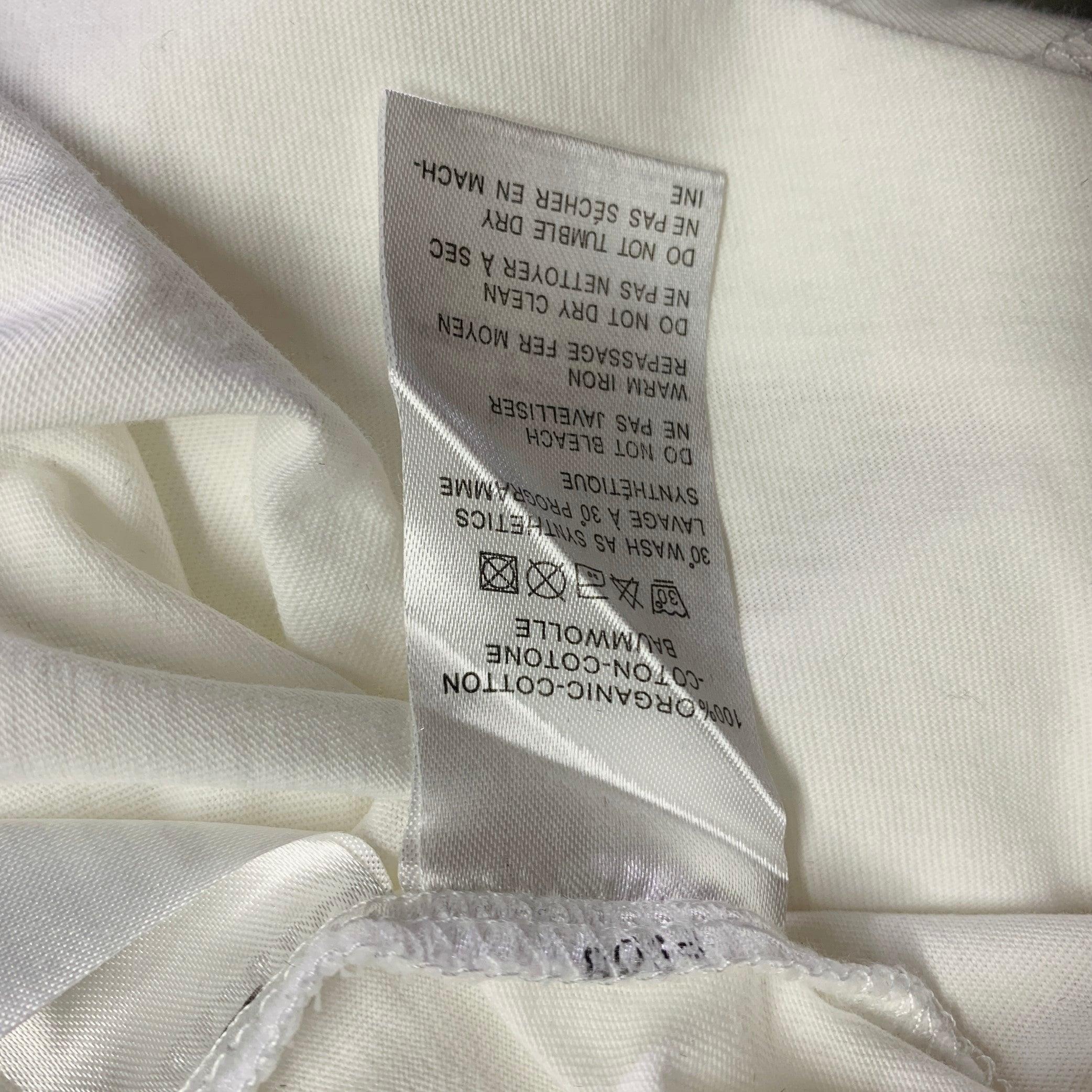 PAUL SMITH, T-shirt à manches courtes en coton zébré multicolore blanc, taille L Pour hommes en vente