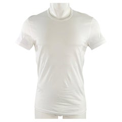 PAUL SMITH Size M White Cotton Crew Neck T-shirt