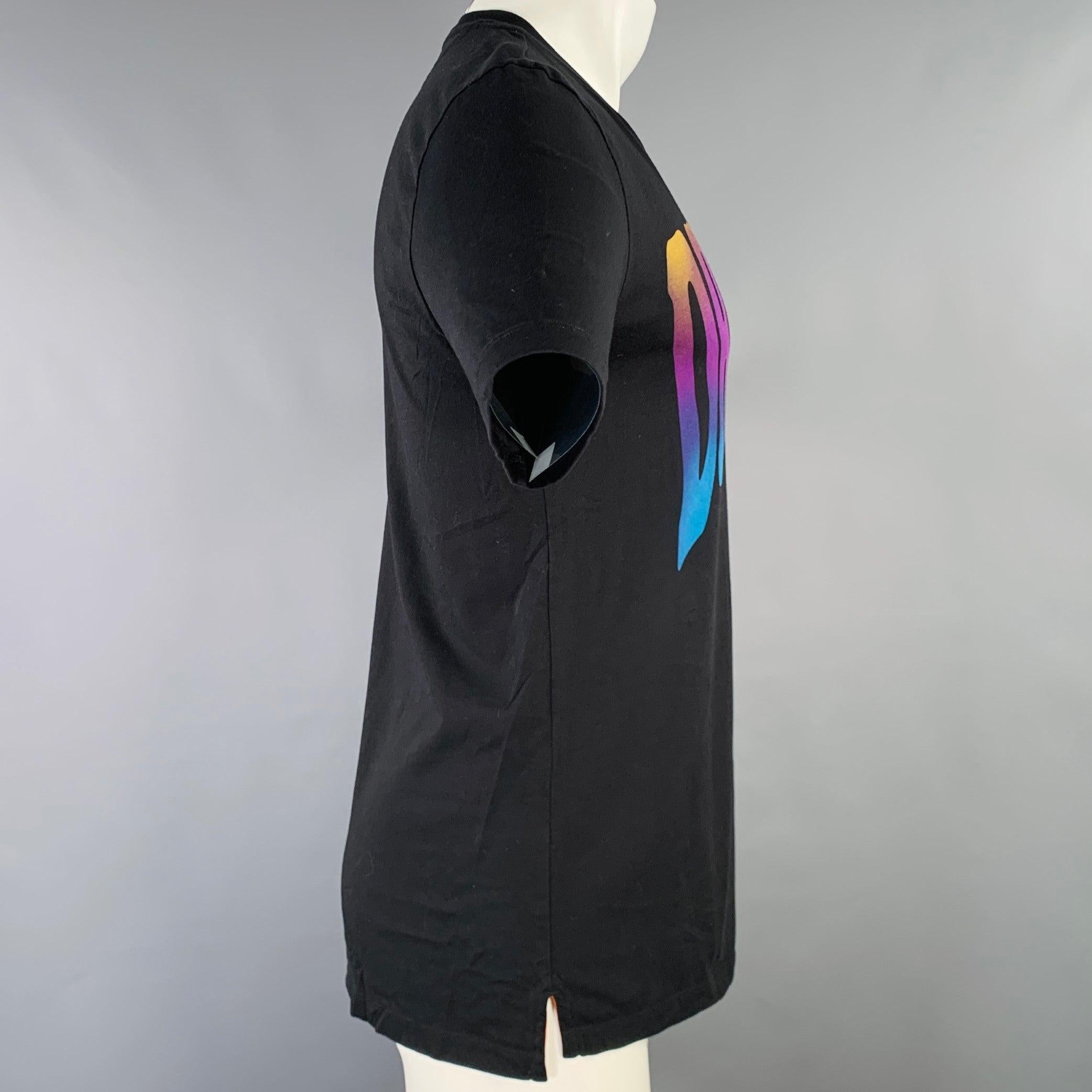 PAUL SMITH Camiseta de manga corta de algodón con estampado morado negro talla S Negro en venta