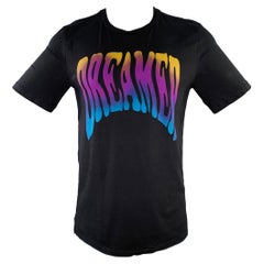 PAUL SMITH Camiseta de manga corta de algodón con estampado morado negro talla S