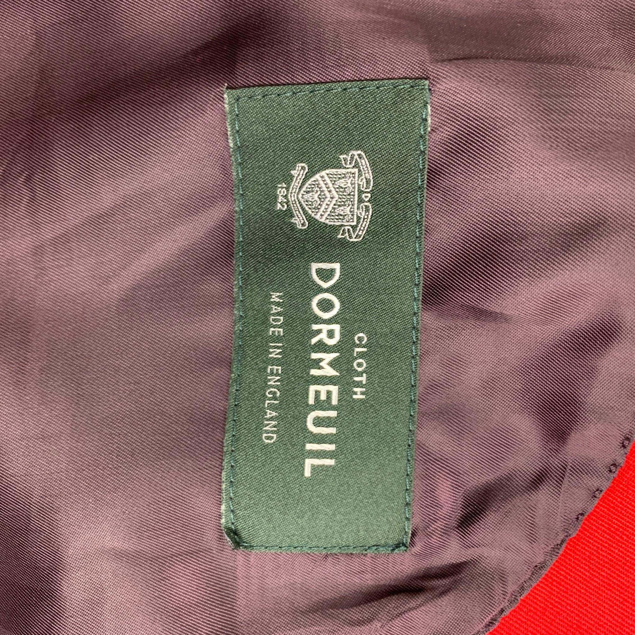 PAUL SMITH Größe S Roter Mantel aus Wolle und Polyamid mit Hidden Placket 3