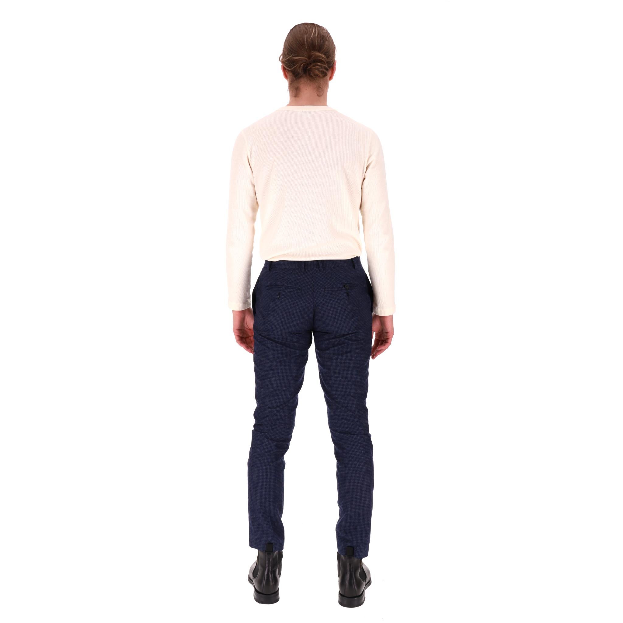 Paul Smith Pantalones de lana a cuadros de corte estrecho en Excelente estado para la venta en London, GB