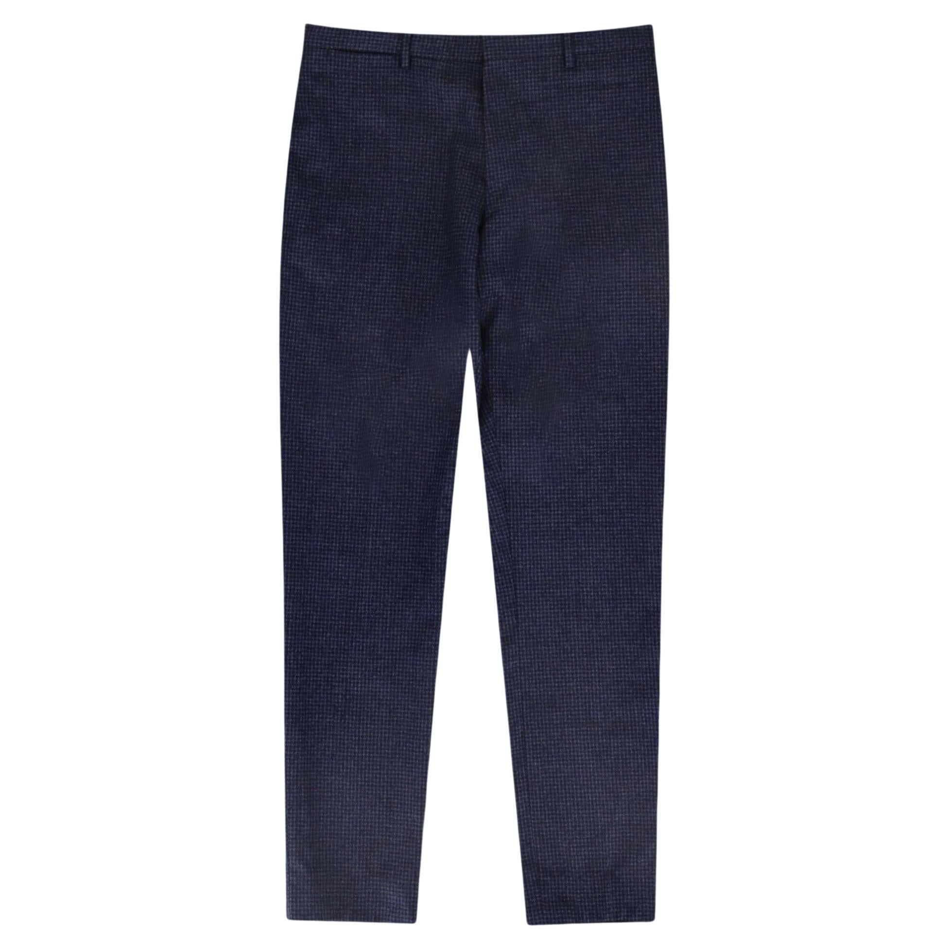 Paul Smith Pantalones de lana a cuadros de corte estrecho en venta