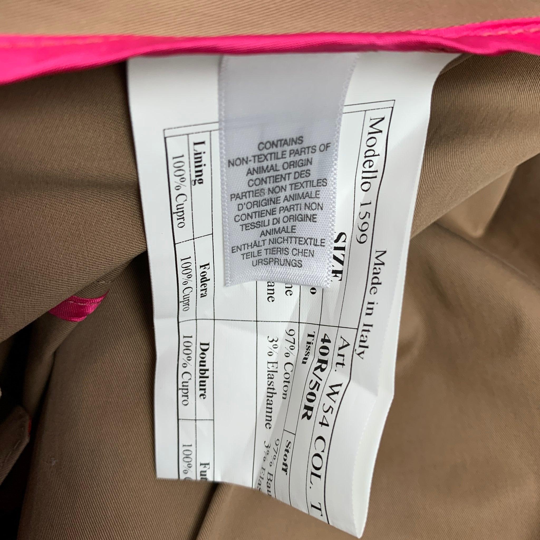PAUL SMITH Soho Fit Size 40 Regular Tan Cotton Notch Lapel Sport Coat For Sale 2