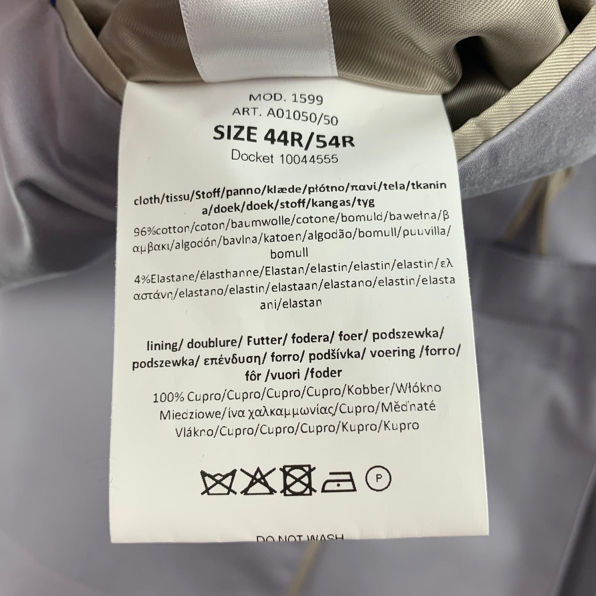 PAUL SMITH Soho Fit Size 44 Regular Lilac Cotton Notch Lapel Sport Coat For Sale 2