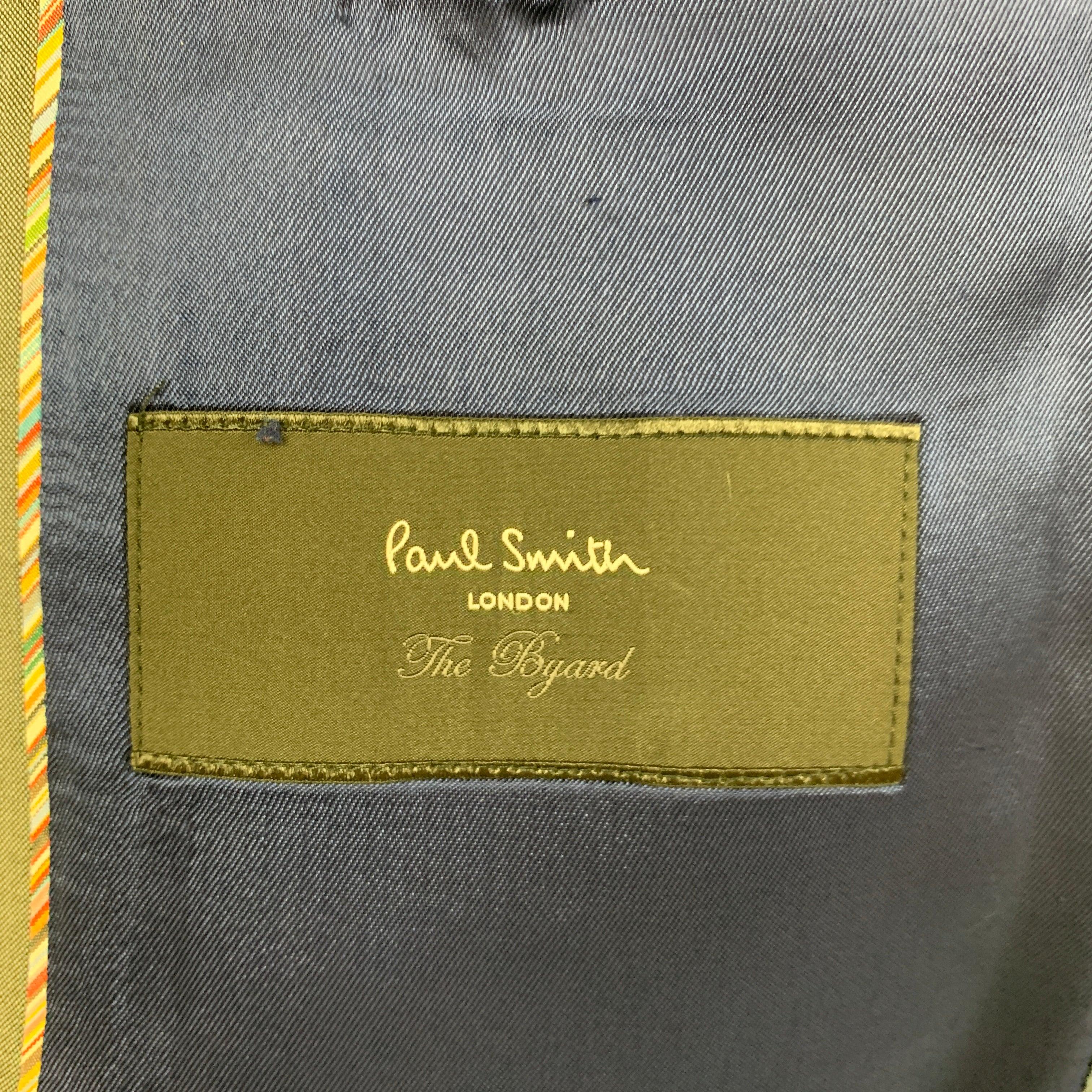 PAUL SMITH The Byard Size 36 Grey Wool Mohair Notch Lapel Sport Coat 2