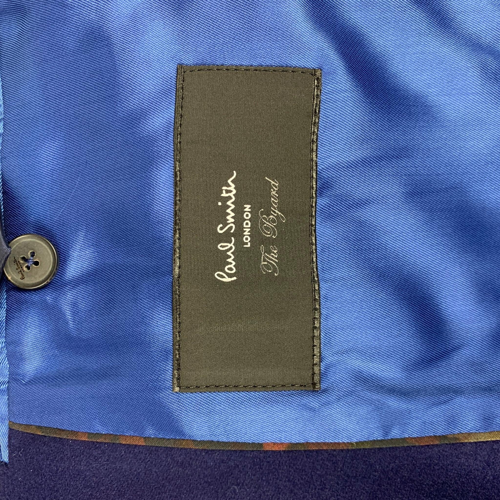 PAUL SMITH The Byard Size 38 Purple Wool Notch Lapel Sport Coat For Sale 3