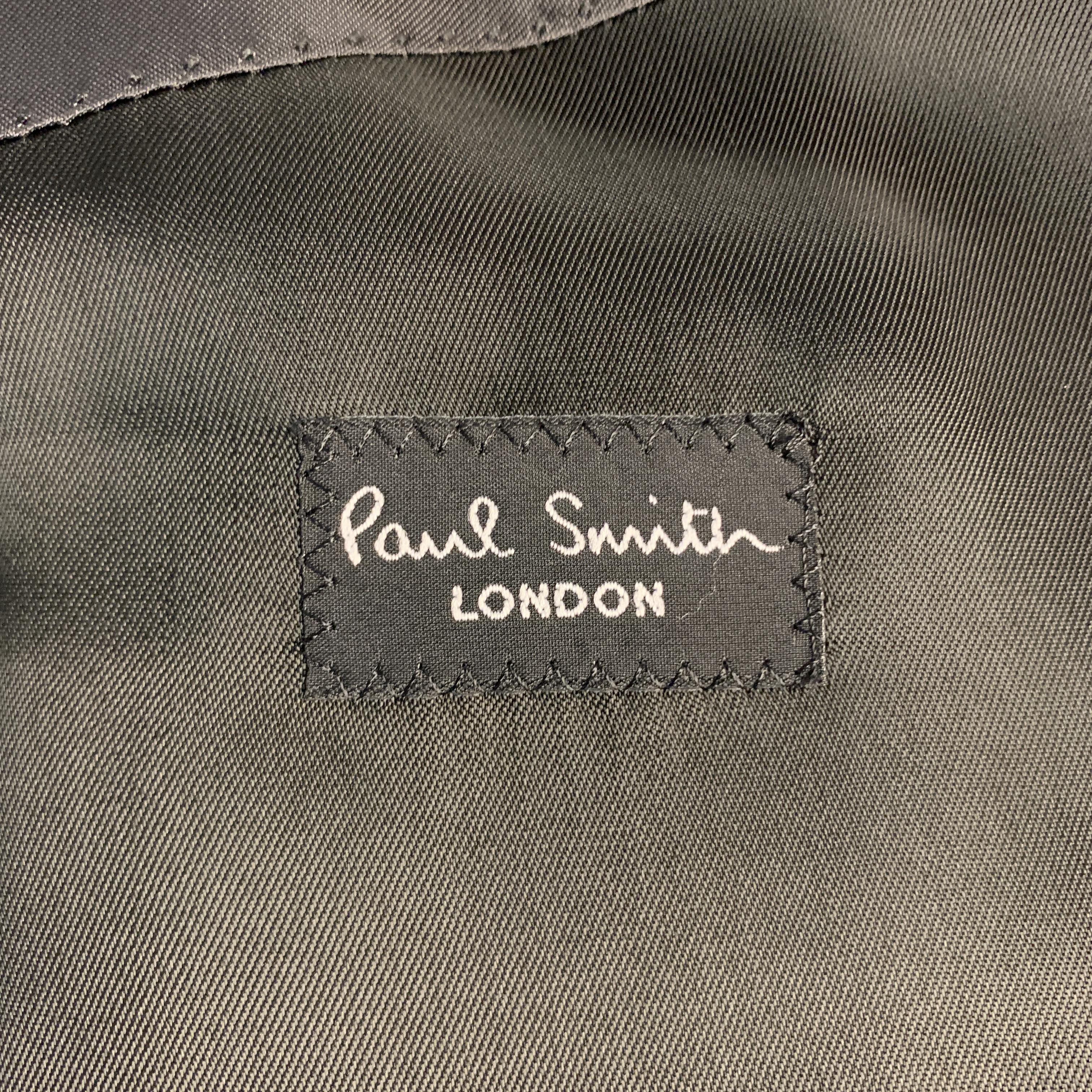 PAUL SMITH The Westbourne Size 44 Black Corduroy Notch Lapel Sport Coat 1