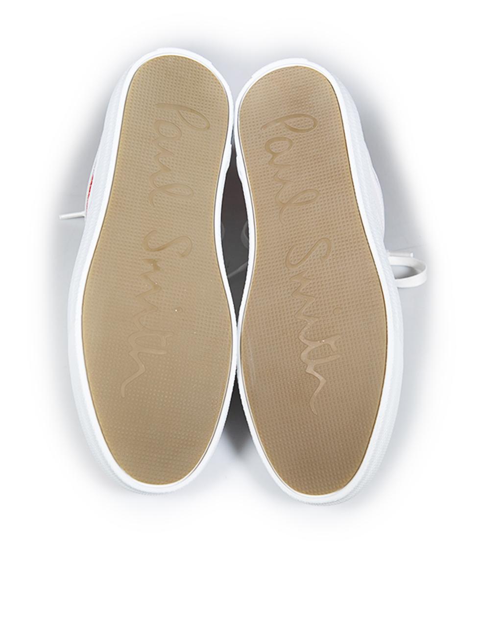 Baskets Levon Paul Smith en cuir blanc, taille IT 37 Bon état - En vente à London, GB