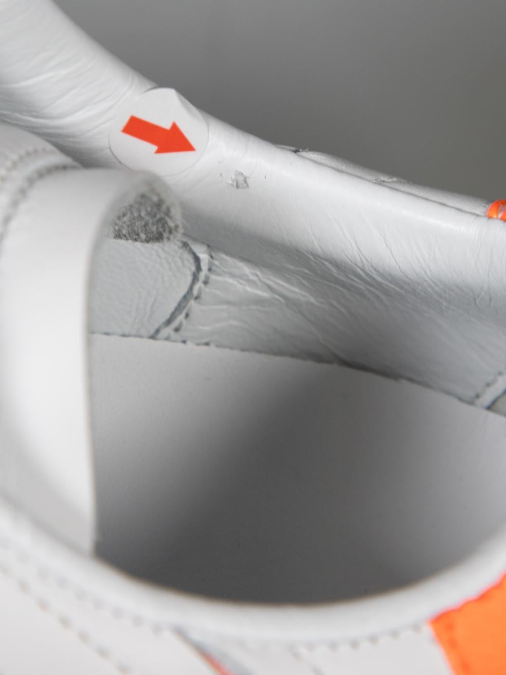 Baskets Levon Paul Smith en cuir blanc, taille IT 37 en vente 3