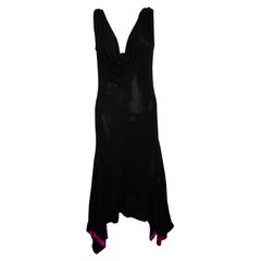 Used Paul Smith Women Black and Pink Evening Gown