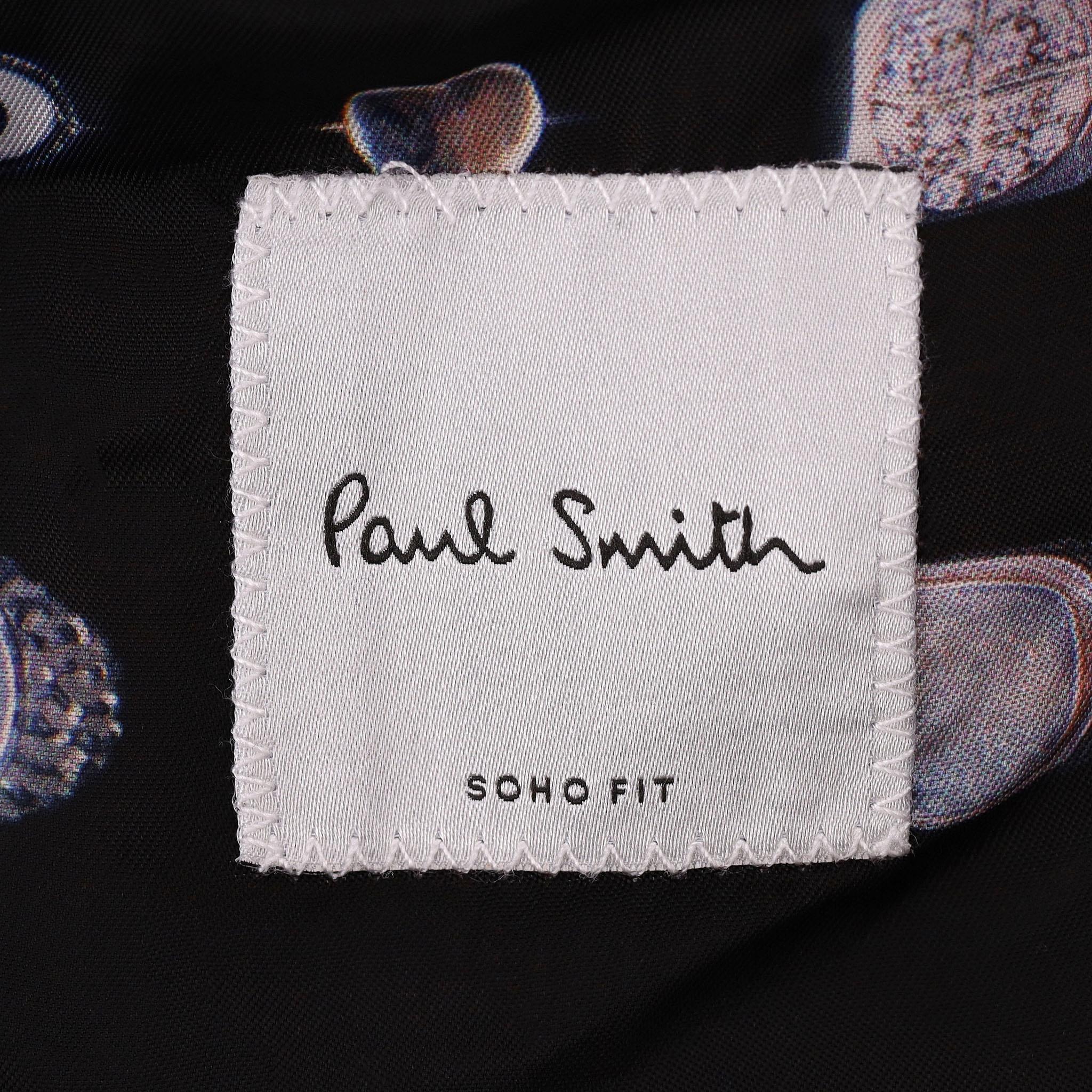 Paul Smith Wool & Silk Blend Checked Suit en venta 6