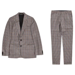 Paul Smith Wool & Silk Blend Checked Suit