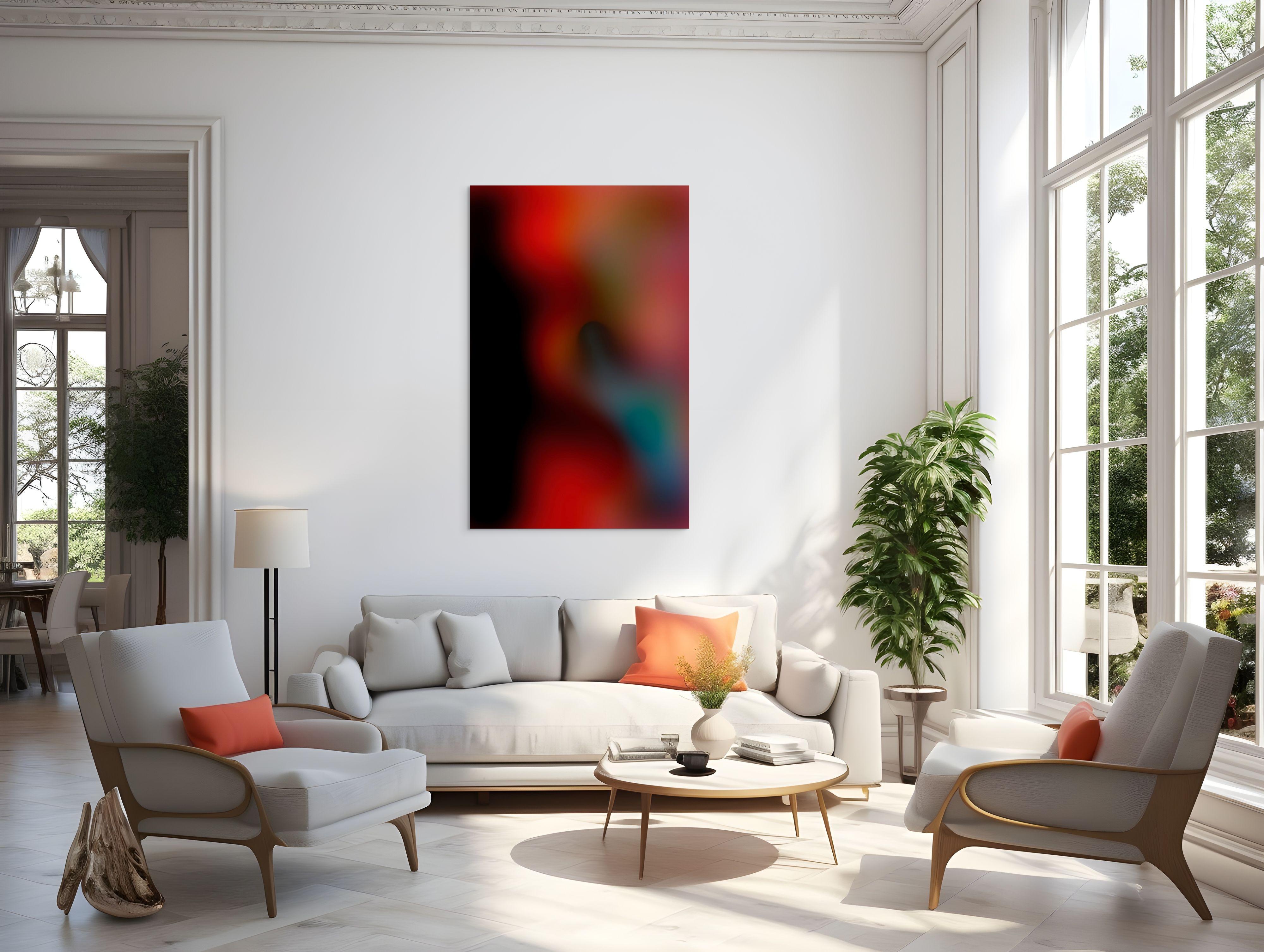 Bleed # 202199 (Photographie abstraite) - Marron Abstract Photograph par Paul Snell