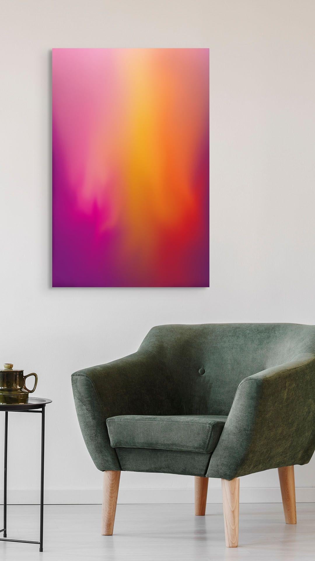 Bleed n° 202351 (peinture abstraite) - Abstrait Photograph par Paul Snell