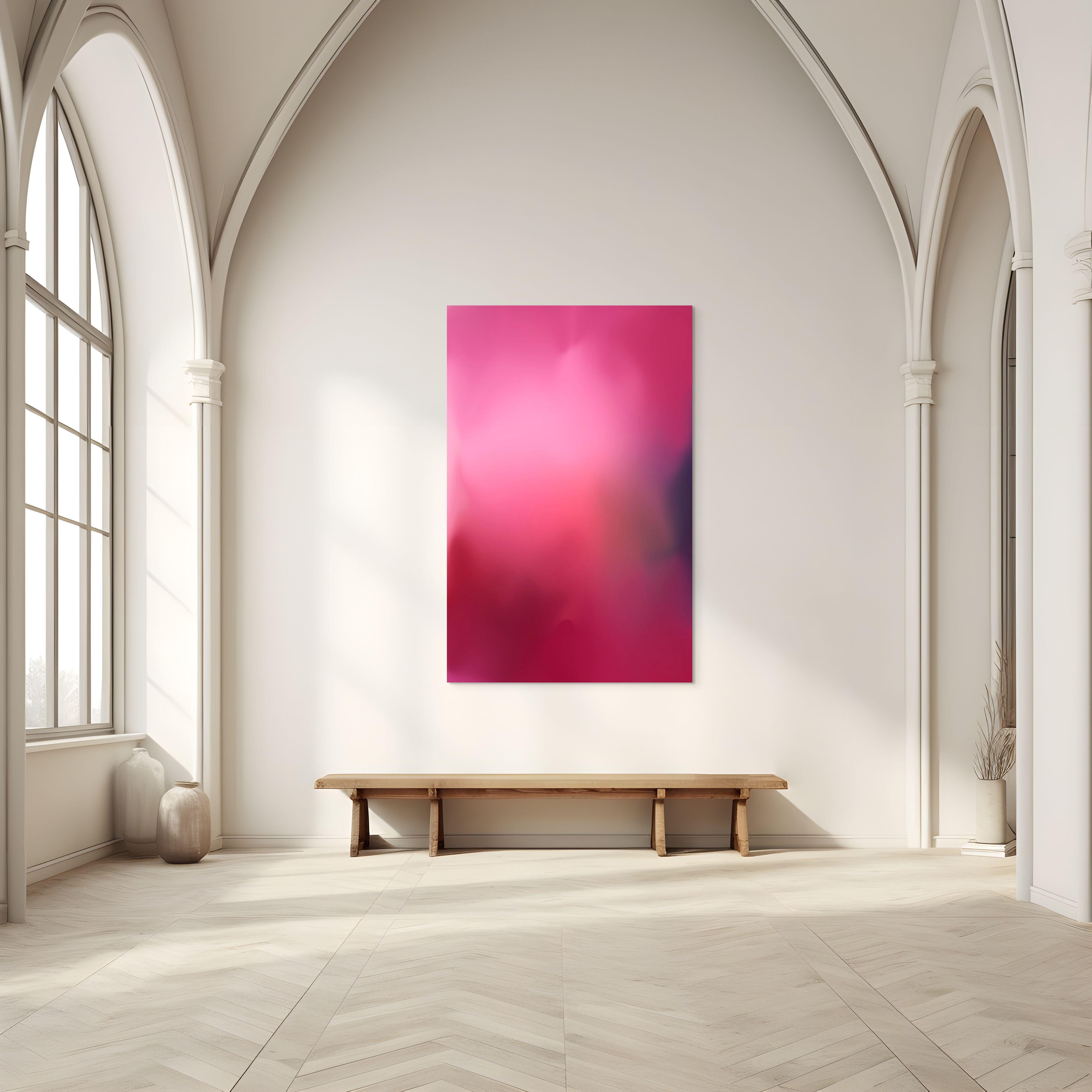 Beschnitt # 202482 (Abstrakte Fotografie) (Pink), Abstract Photograph, von Paul Snell