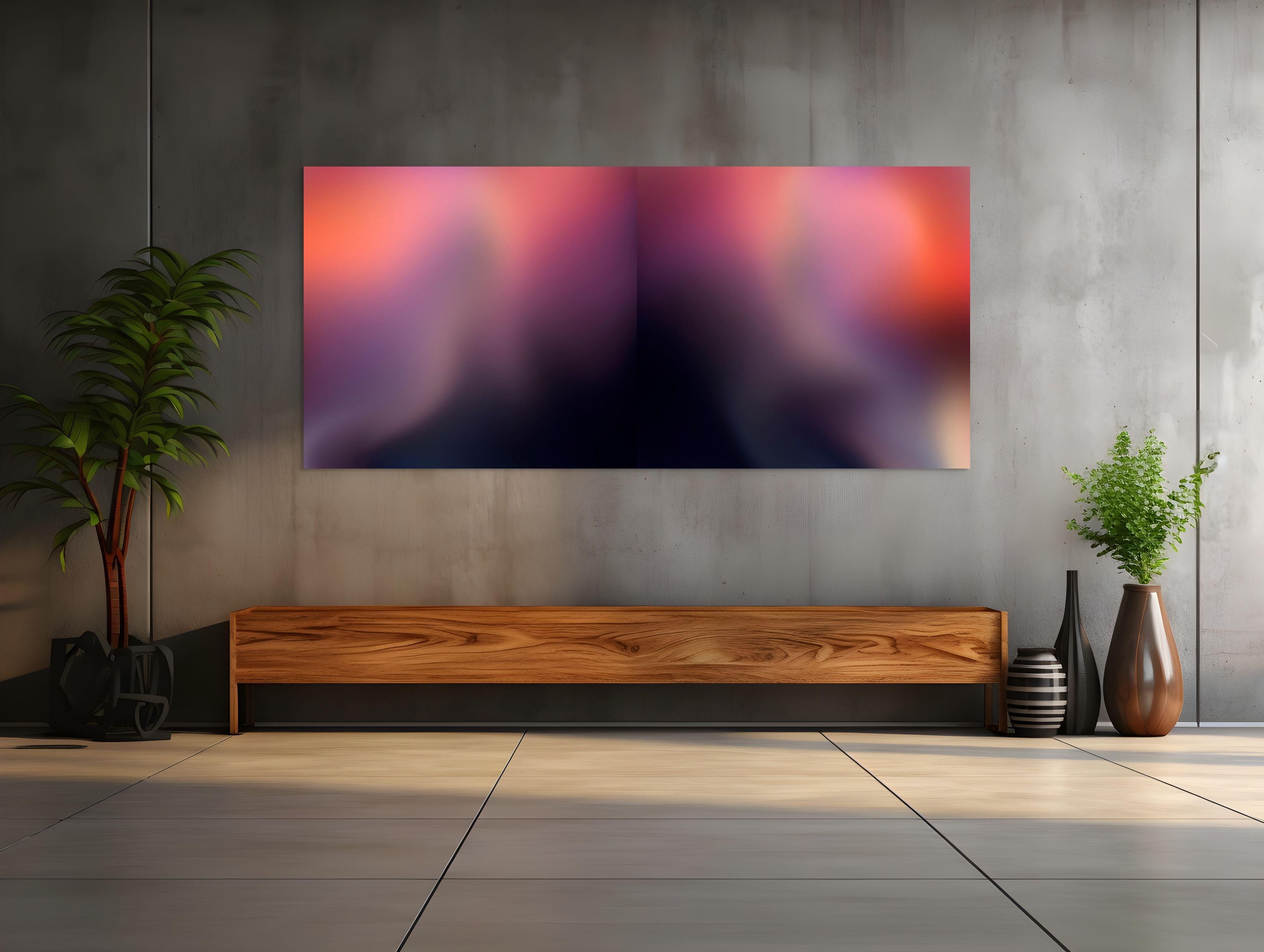 Breathe n°202101 (Photographie abstraite) - Rose Abstract Photograph par Paul Snell