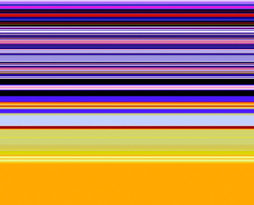 Intersect # 201503 (Abstrakte Fotografie) (Orange), Abstract Print, von Paul Snell