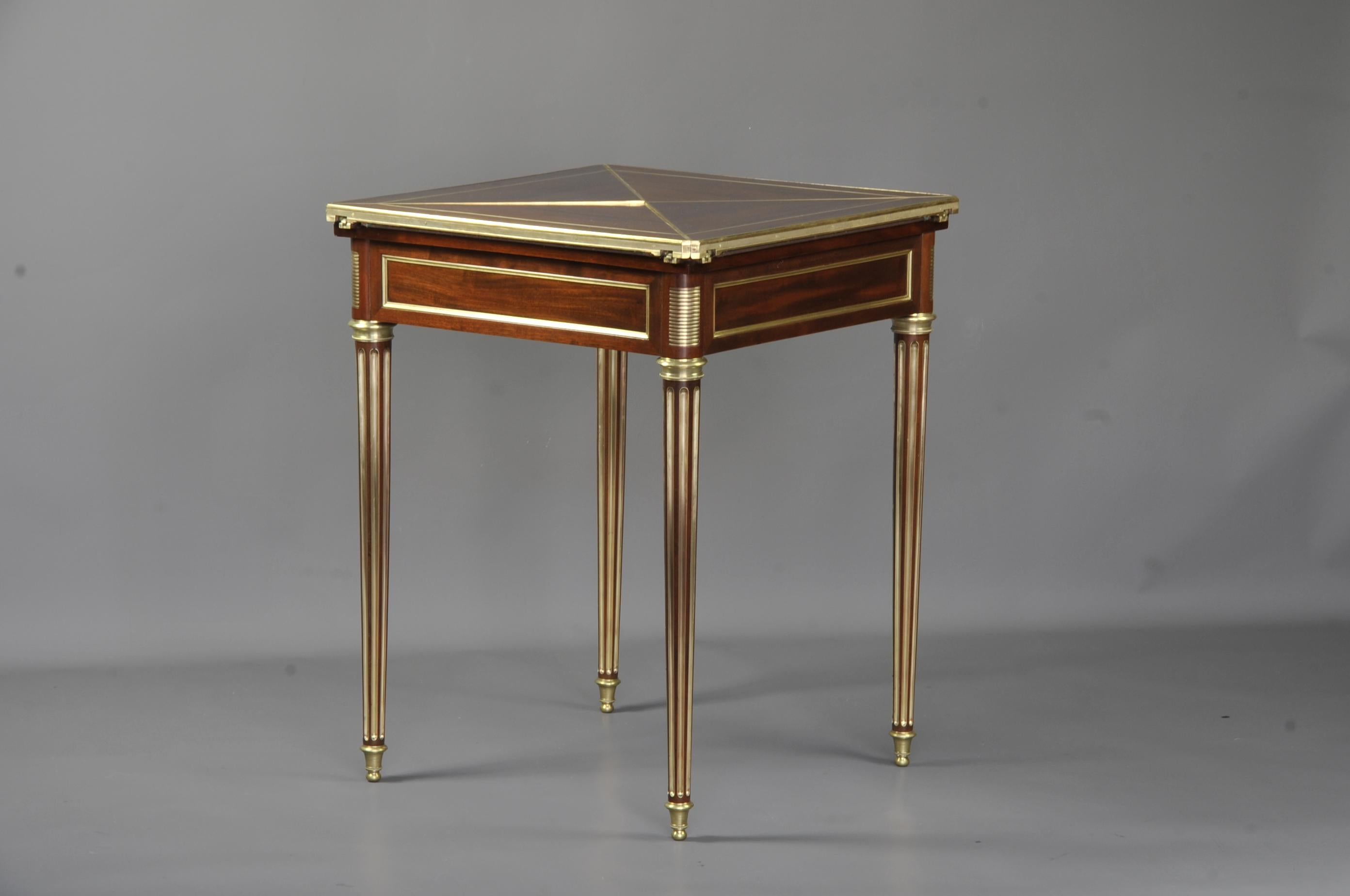 Paul Sormani (1817-1866) - Table de jeux Louis XVI en vente 5