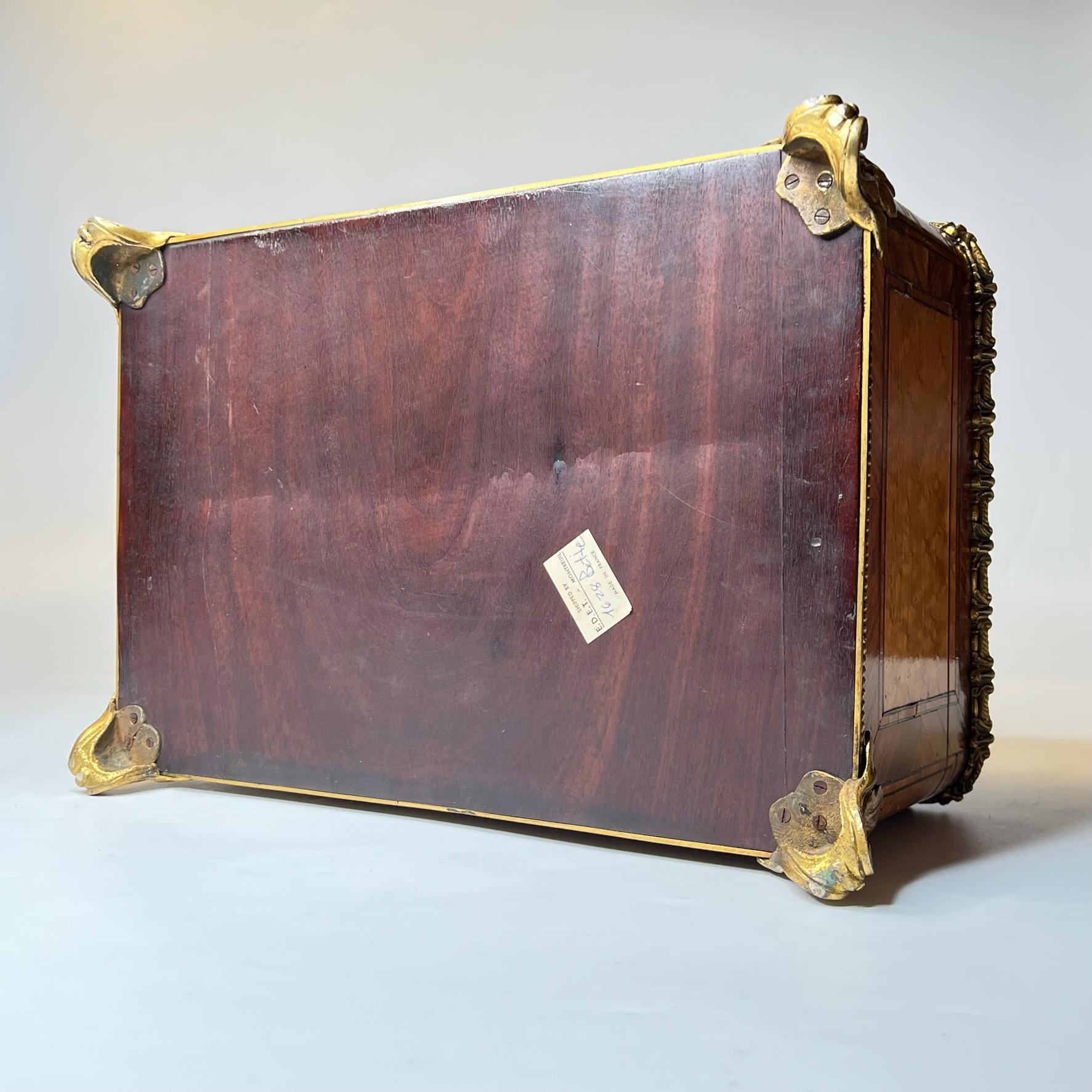 Paul Sormani Fruitwood Box Dedicated to Marie, Dated 1868 For Sale 6