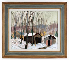 Winter landscape, Quebec