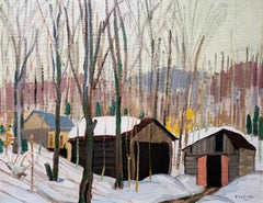 Winter landscape, Quebec