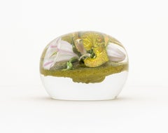 Presse-papier en verre « Botanical » de Paul Stankard, 2003