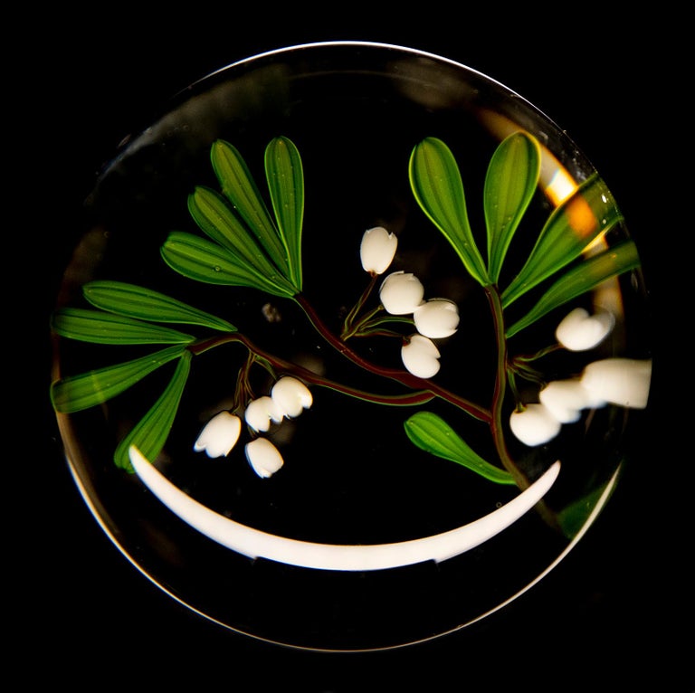 Paul Stankard Paul Stankard Glass Paperweight Fine Art Experimental