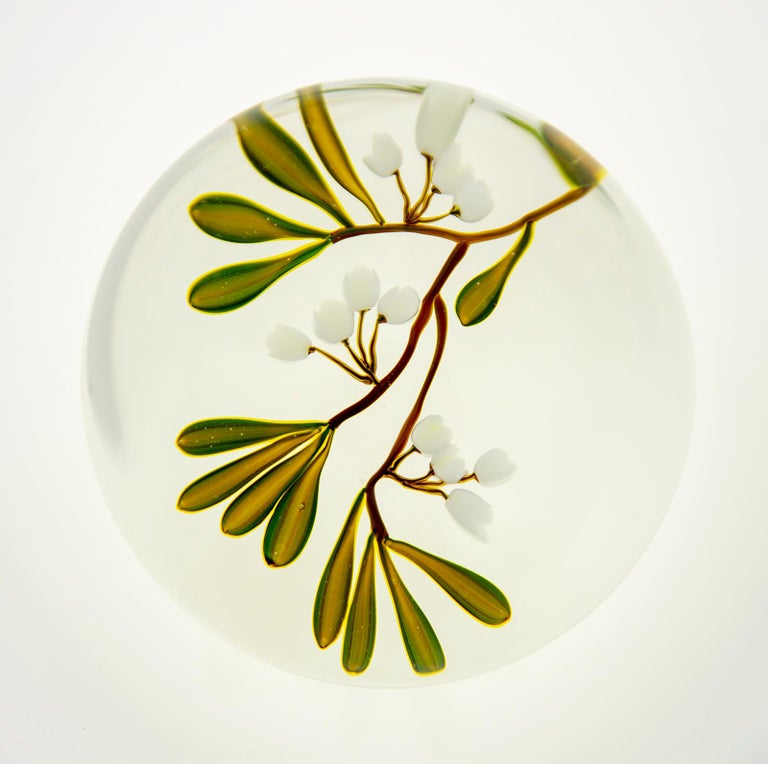 Paul Stankard Paul Stankard Glass Paperweight Fine Art Experimental