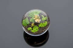 Paul Stankard Paperweight lamp worked glass signed, brilliant color unique