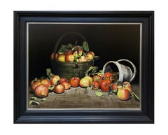 The Forager – Contemporary Still Life Painting of Apples