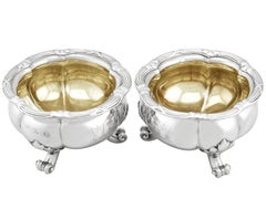 Paul Storr Antique Victorian Sterling Silver Salts