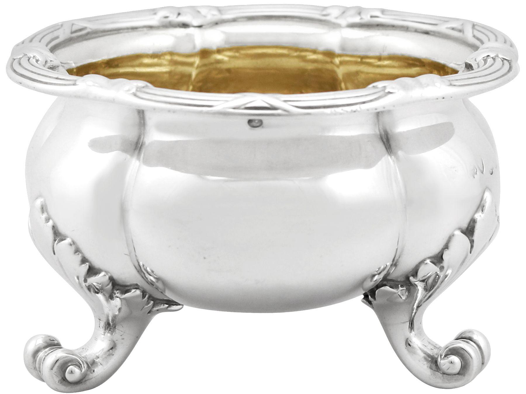 Paul Storr Sales antiguas victorianas de plata de ley Británico en venta