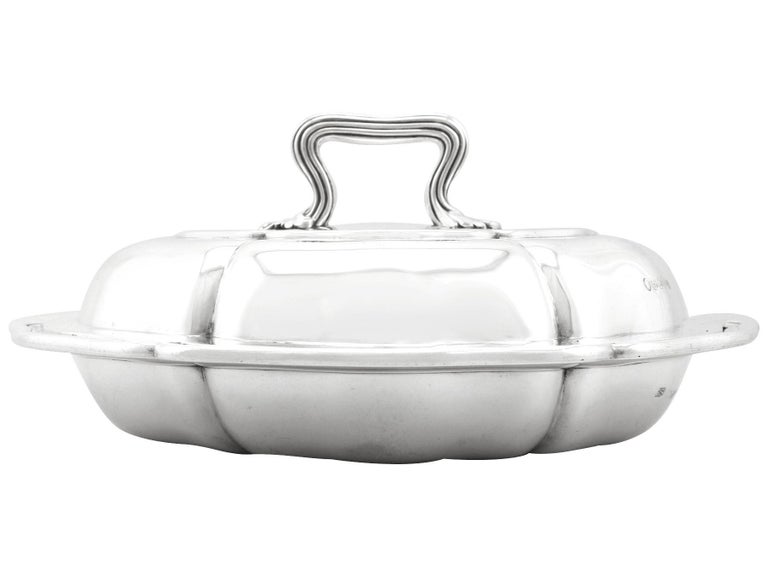 Paul Storr Antique English Sterling Silver Entree Dish at 1stDibs