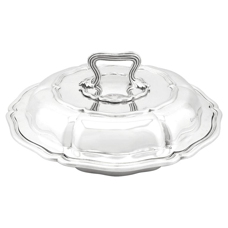 Paul Storr Antique English Sterling Silver Entree Dish at 1stDibs