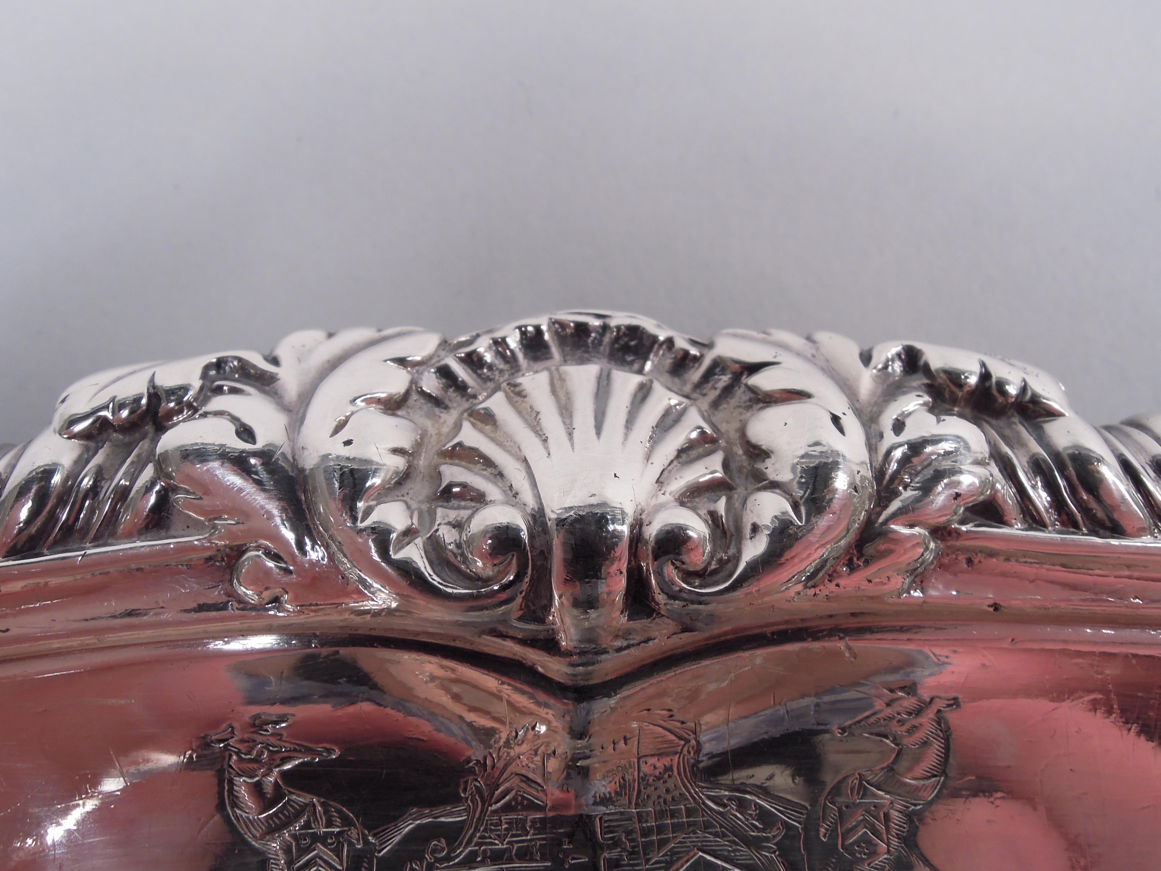 British Paul Storr Platter from Historic Duke of Hamilton Service, 1808 For Sale