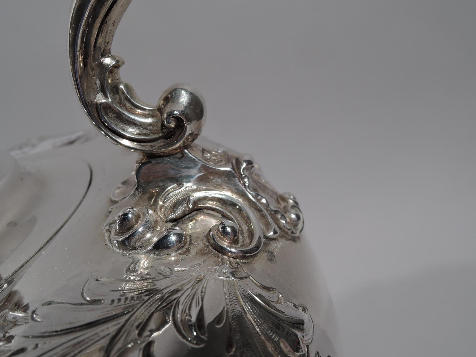 Early Victorian Paul Storr Regency Sterling Silver Hot Water Kettle on Stand
