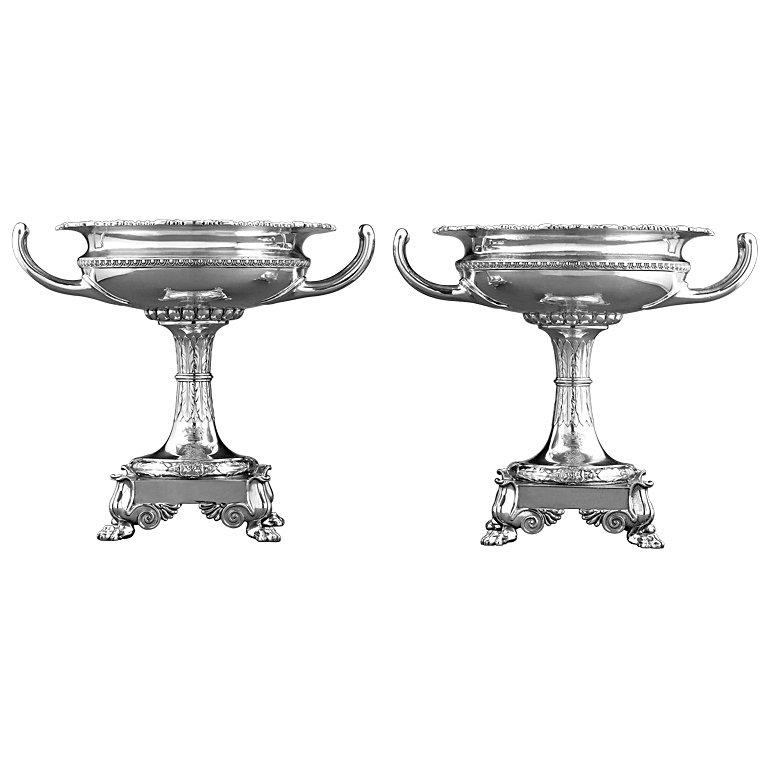 19th Century Paul Storr Silver Dessert Compotes