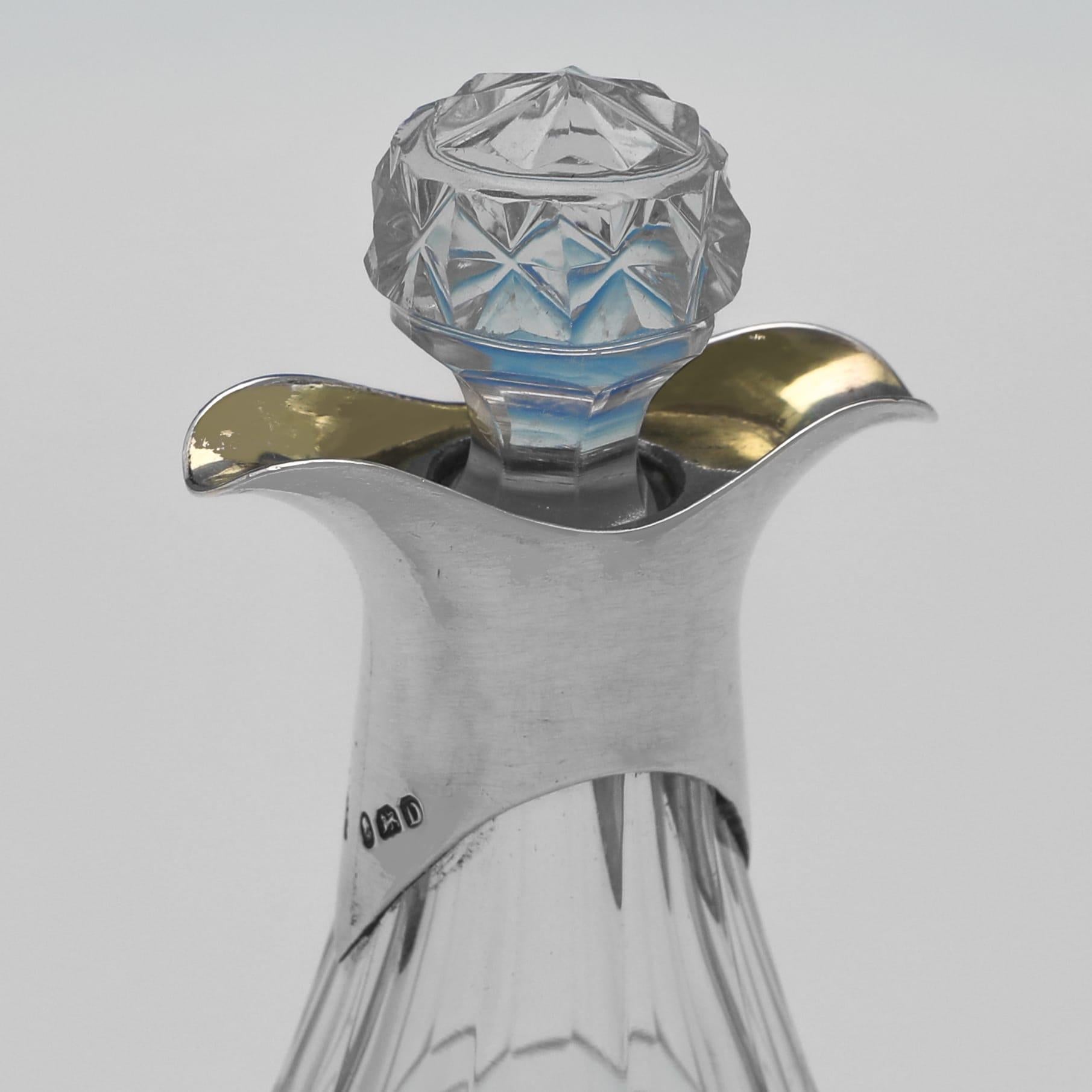 Paul Storr - Set aus Sterlingsilber und geschliffenem Glas aus dem Jahr 1799 im Angebot 3