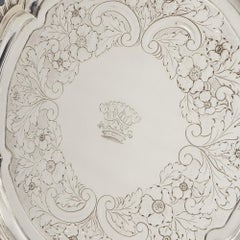 Paul Storr Sterling Silver Salver London 1825