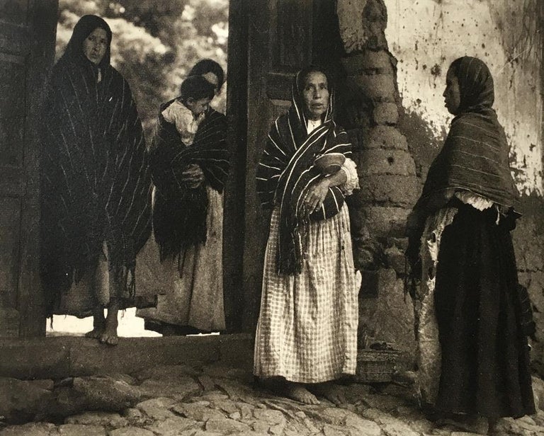 Paul Strand Portrait Photograph - Women of Santa Anna, Michoacan