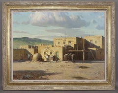 "Taos Pueblo" New Mexico Scene