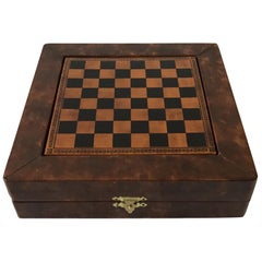 Paul Stuart Leather Chess Set