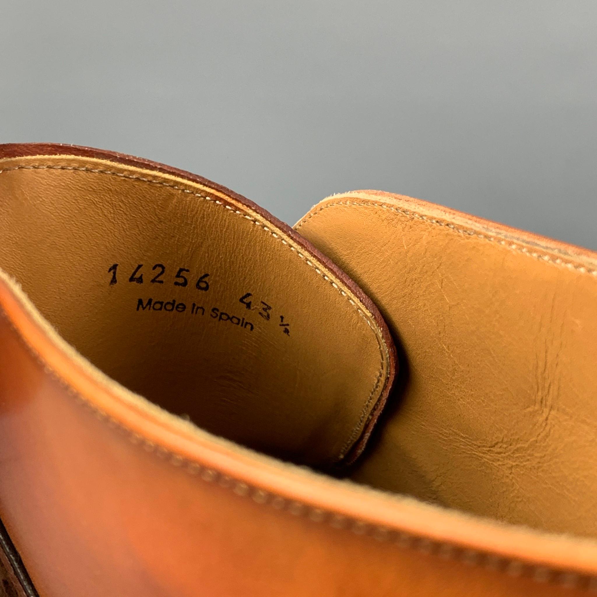 PAUL STUART Size 10.5 Tan Brown Leather Wingtip Boots 2