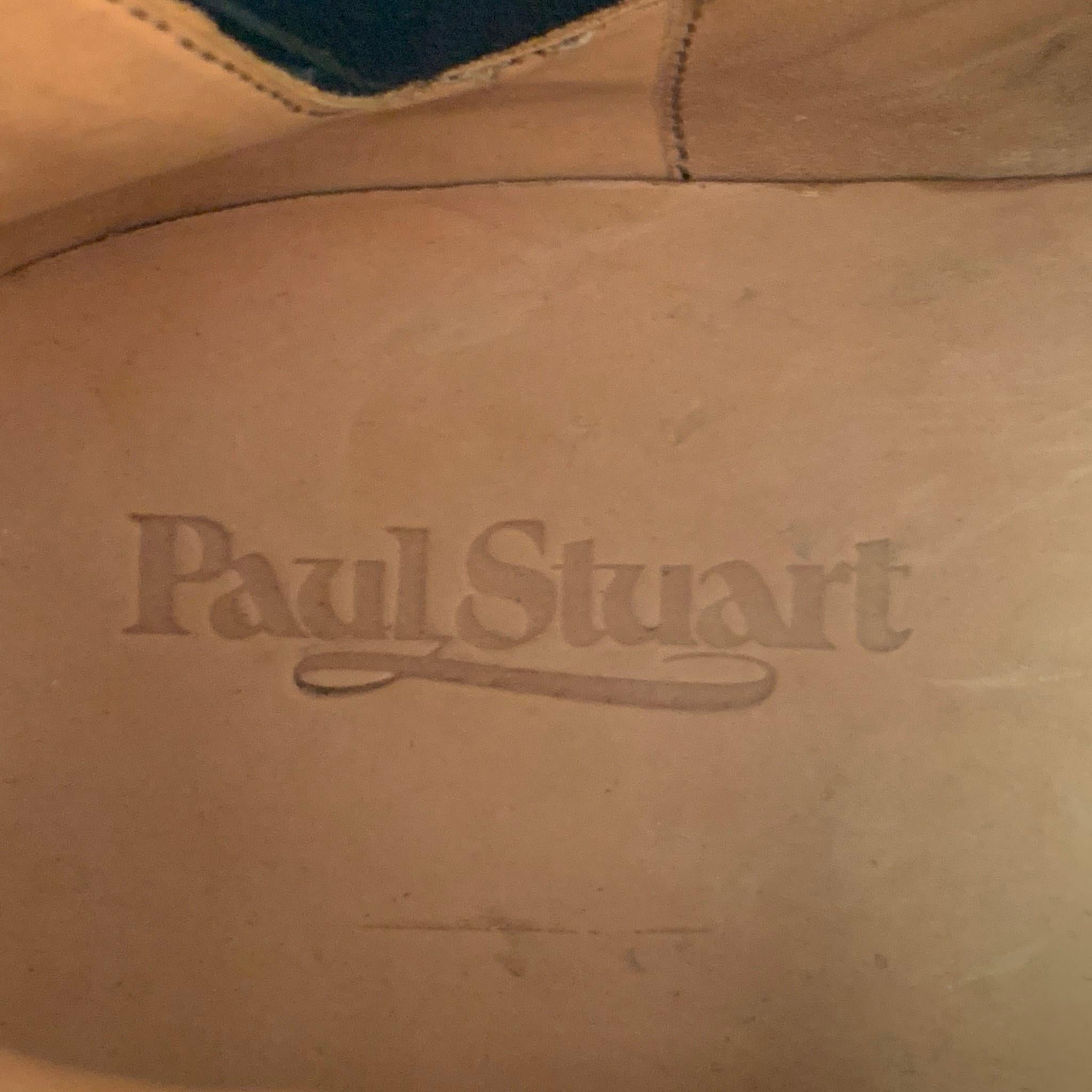 PAUL STUART Size 11 Tan Antique Leather Pull On Boots 3